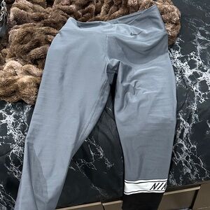 Nike Charcoal and Black Leggings